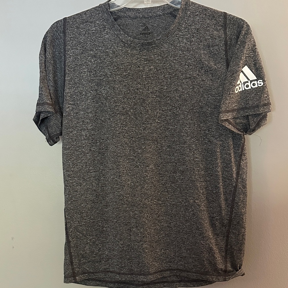 Adidas Men's Heathered Gray Tee